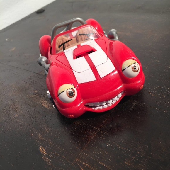 none Other - Red Sports Car Action Figure Toy